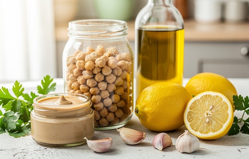 La recette du houmous de pois chiches maison étape par étape